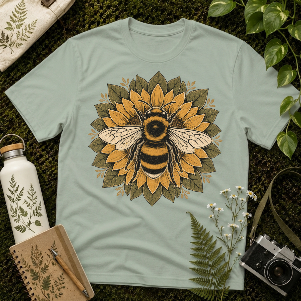 Bee Sunflower Tee