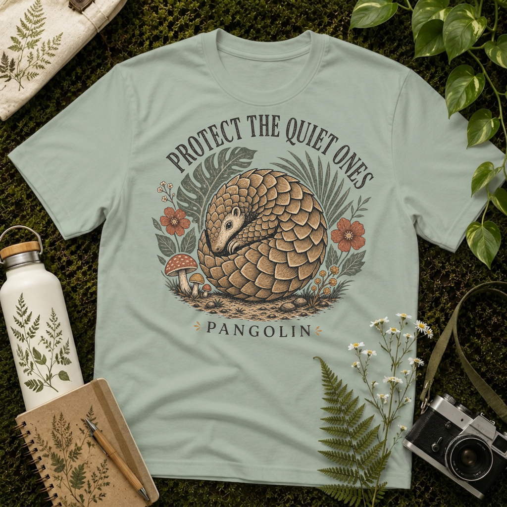 Pangolin Protect The Quiet Ones Tee