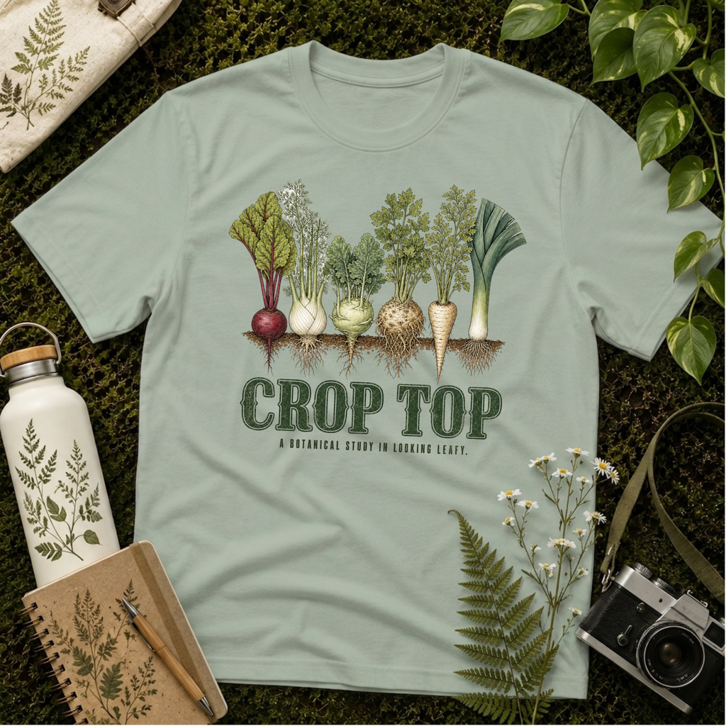 Crop Top Looking Leafy Tee