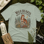 Red Wolf Wild Hearts Tee