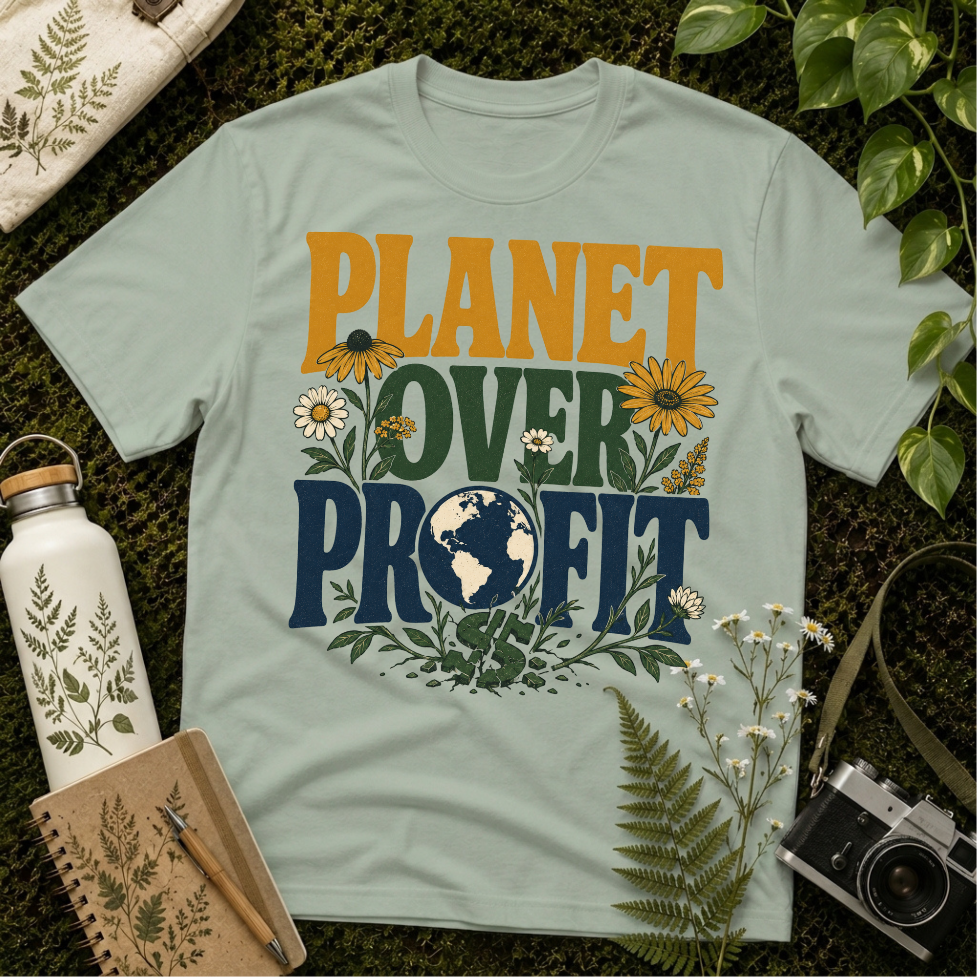 Planet Over Profit Tee