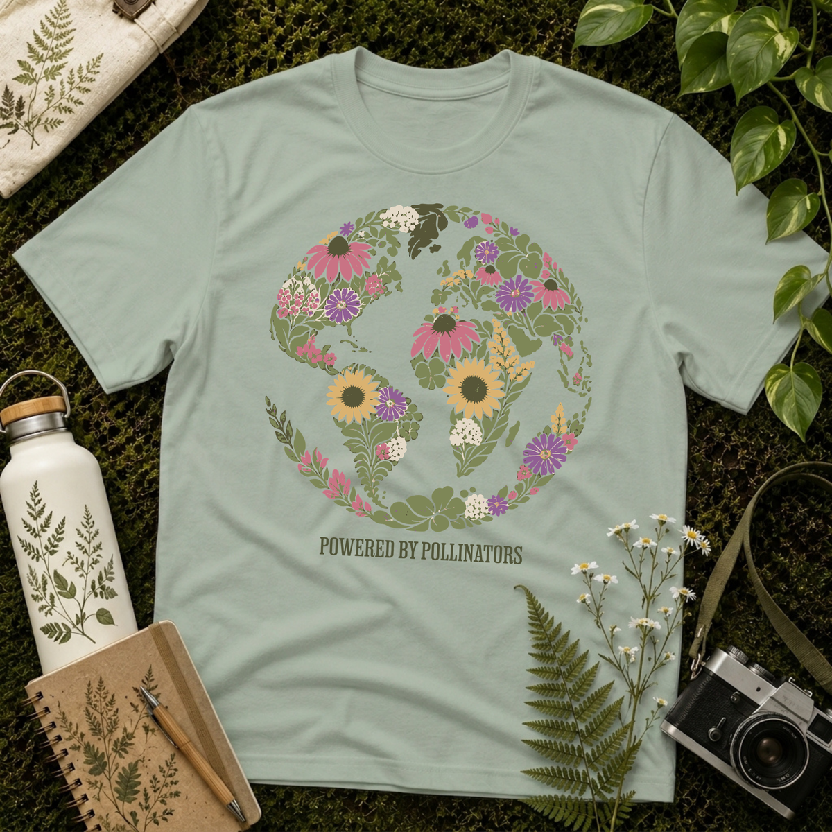 Powered By Pollinators Tee