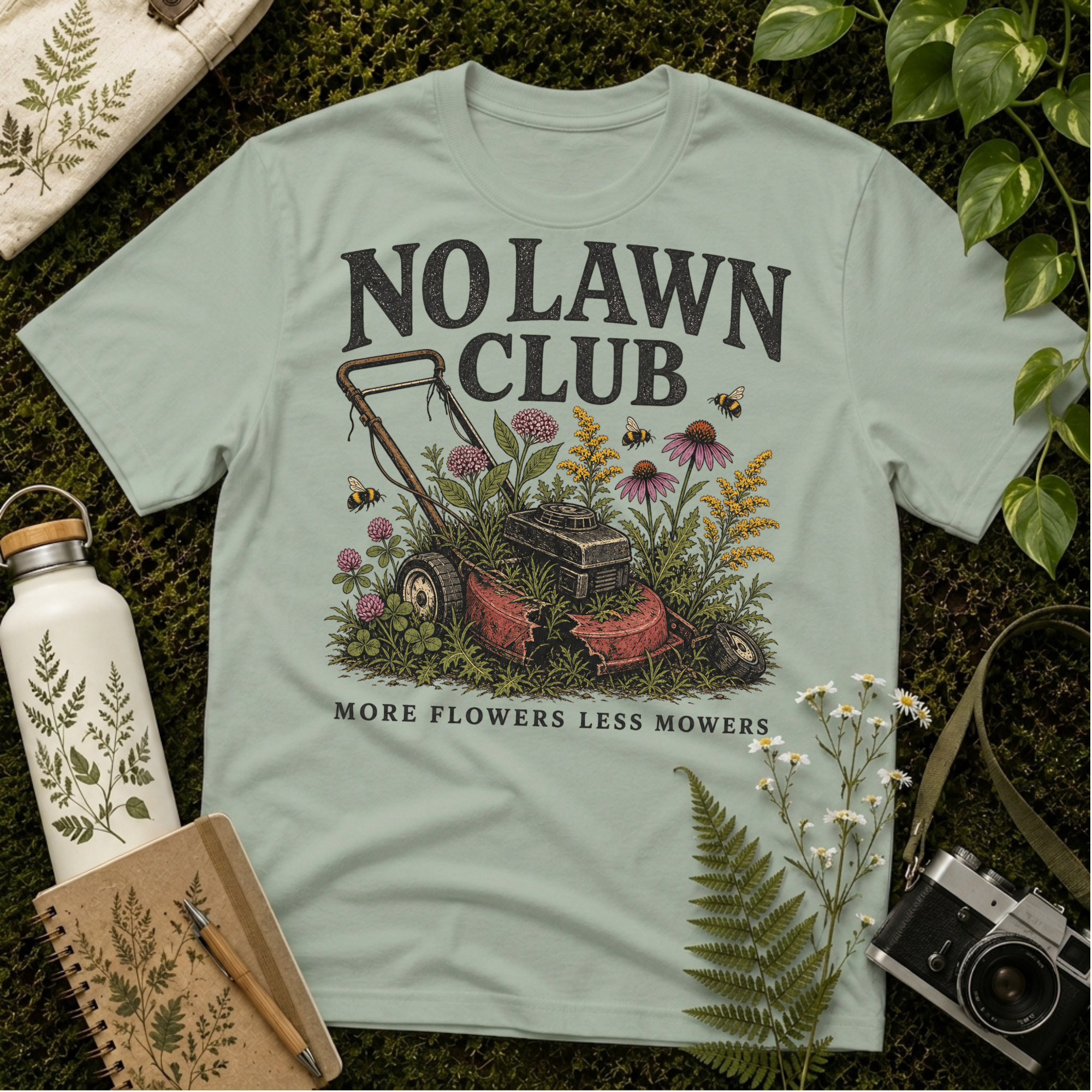 No Lawn Club Tee
