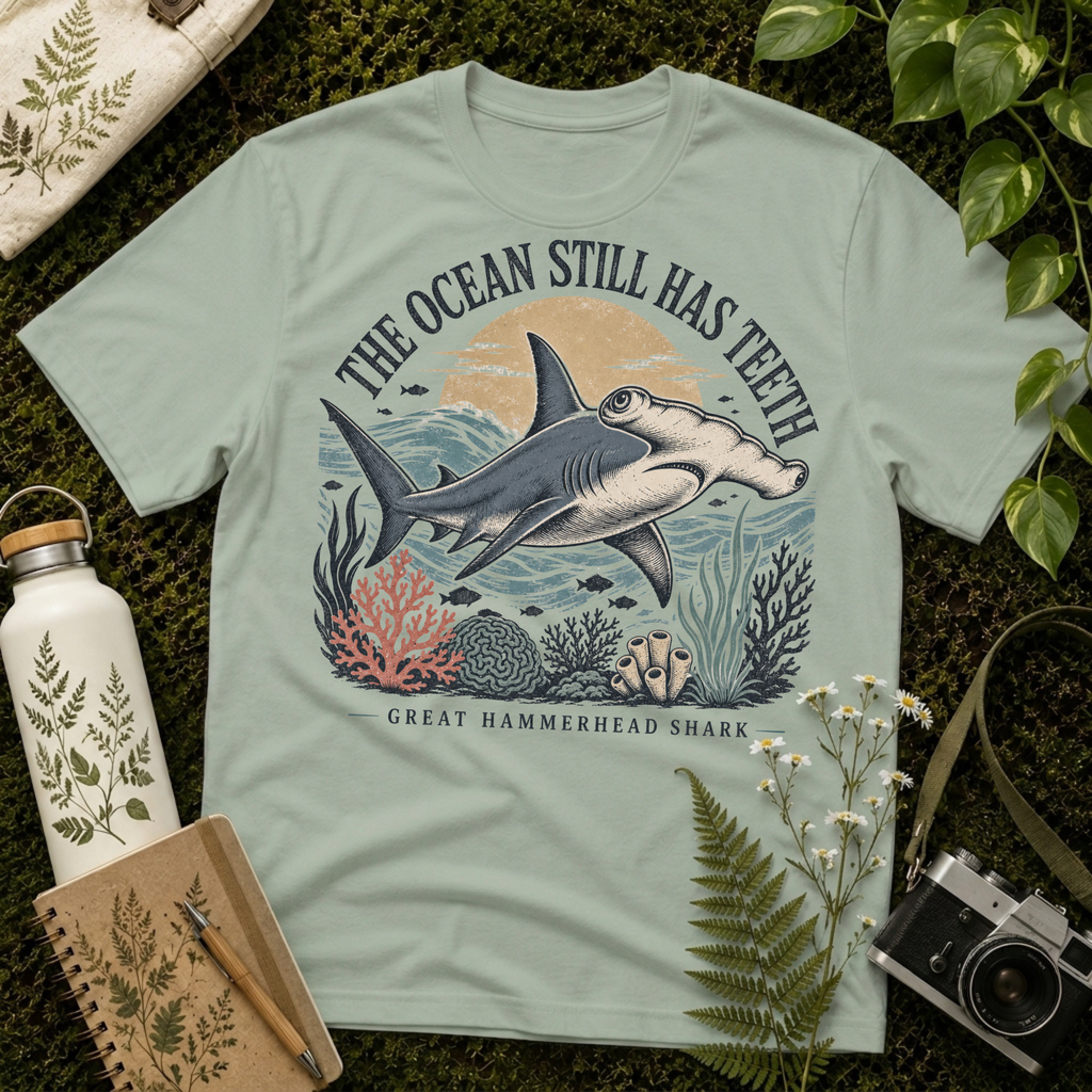 Great Hammerhead Shark Teeth Tee