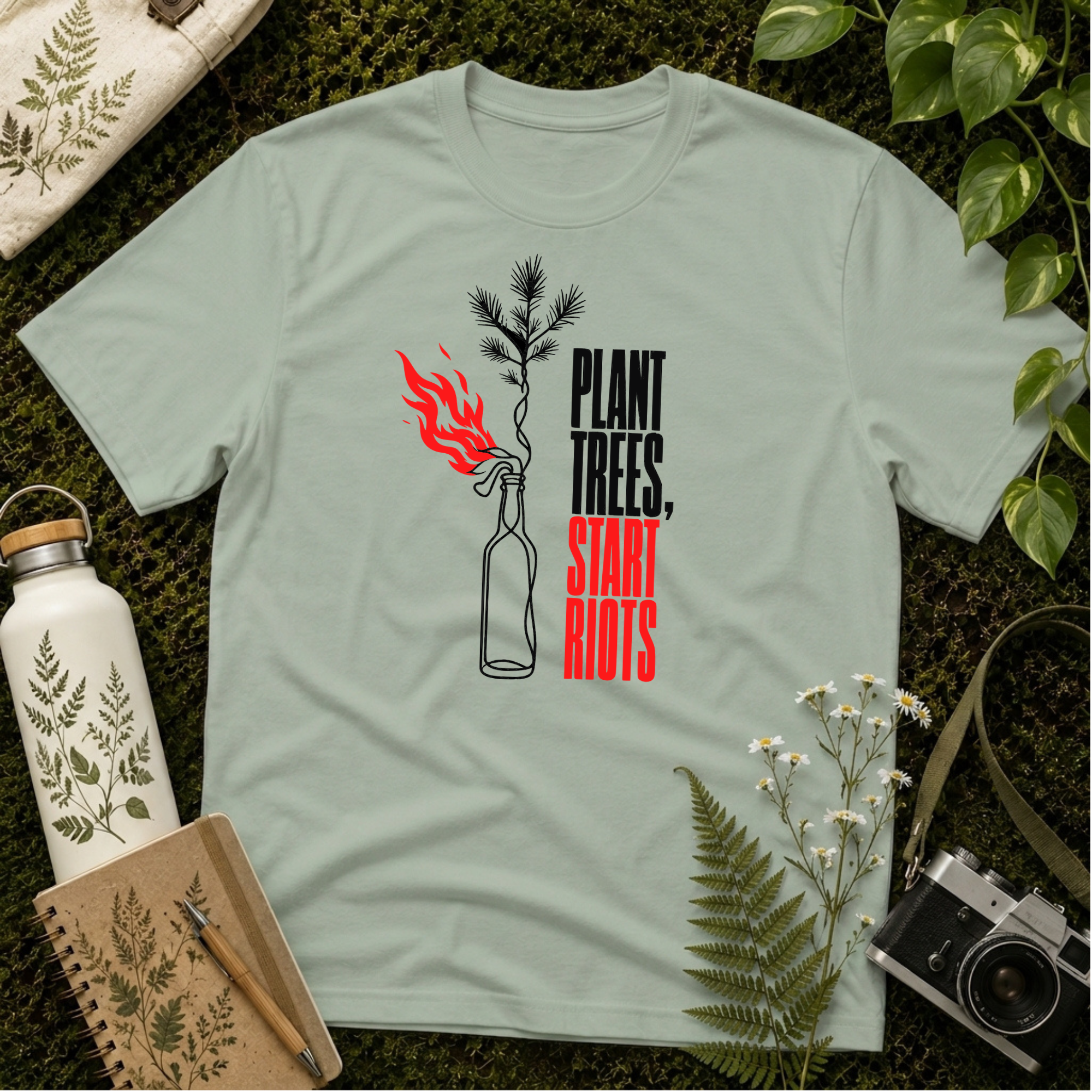 Plant Trees Start Riots Tee