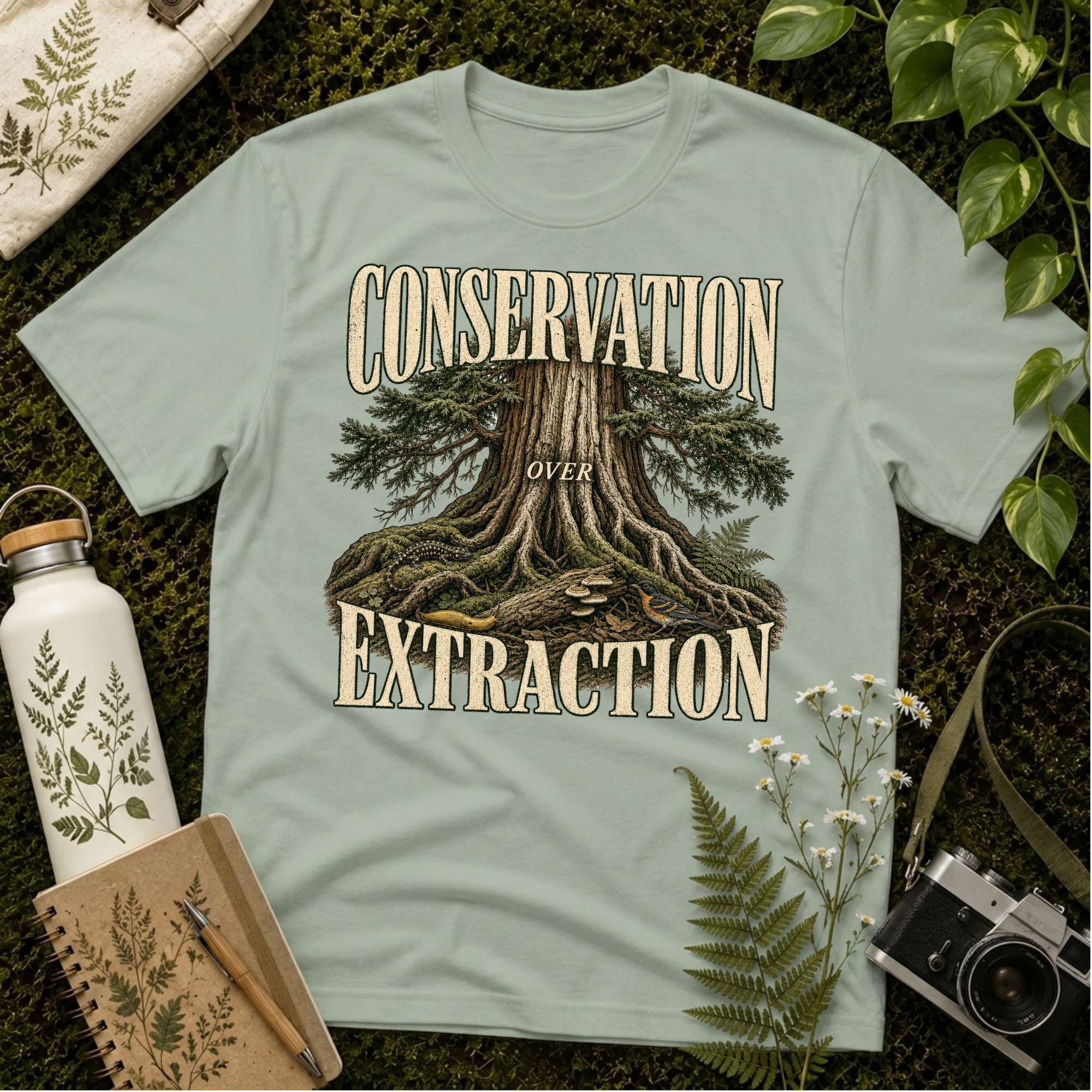 Conservation Over Extraction Tee
