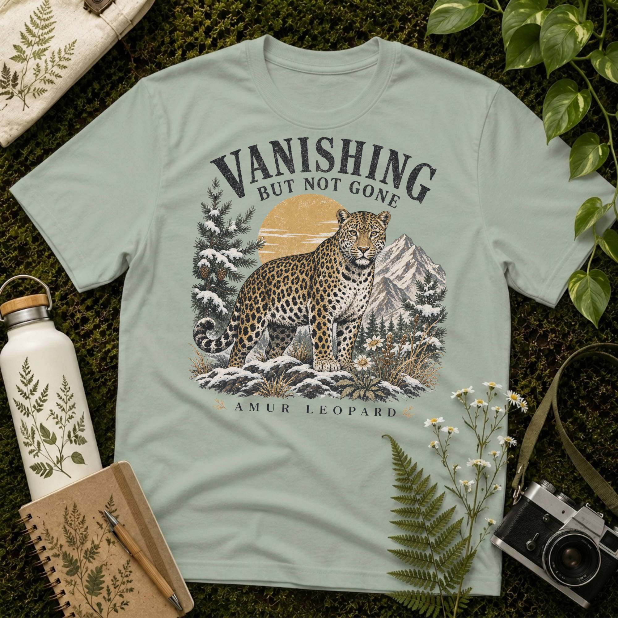 Vanishing Amur Leopard Tee