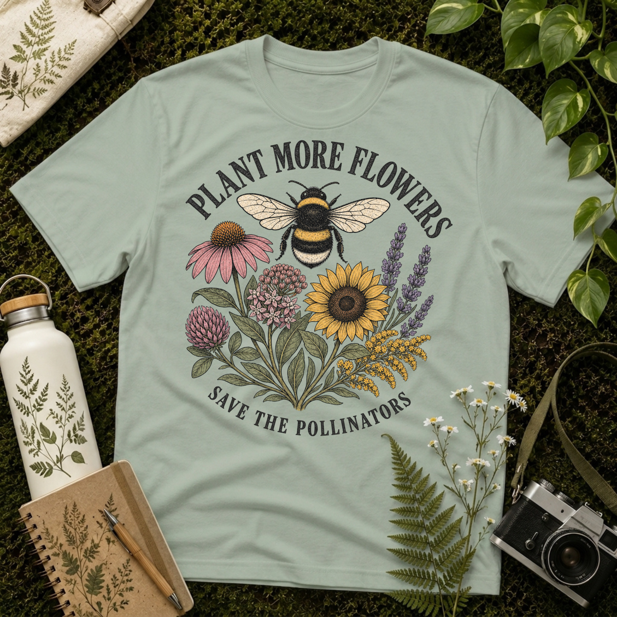 Plant More Flowers Tee