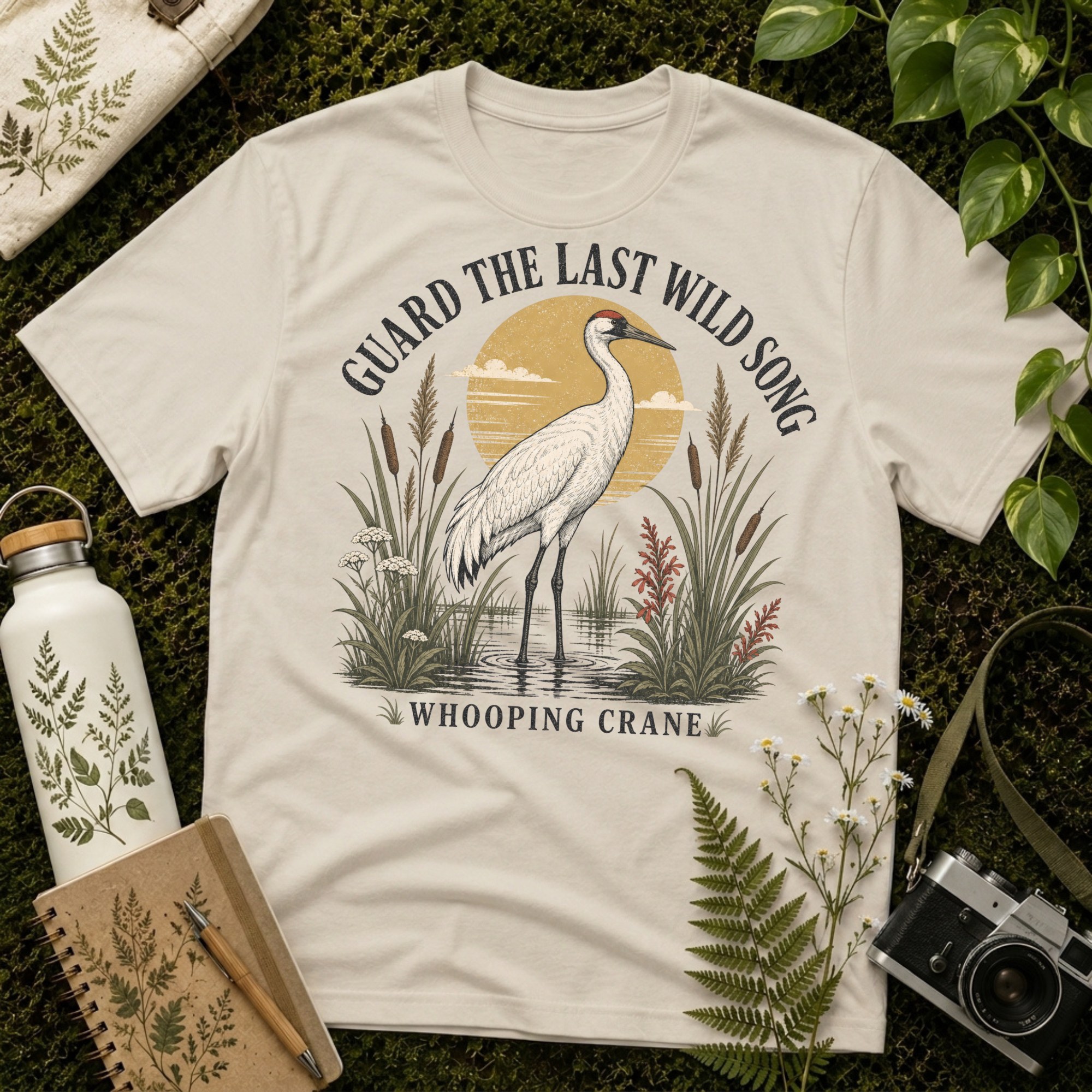 Whooping Crane Guard The Song Tee