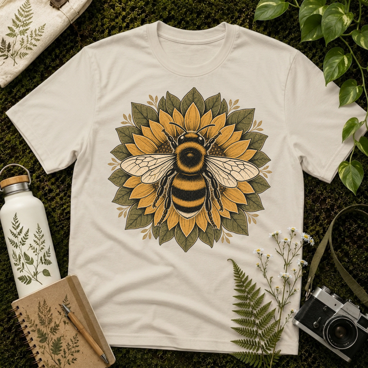 Bee Sunflower Tee