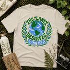 The Planet Deserves Better B+G Tee