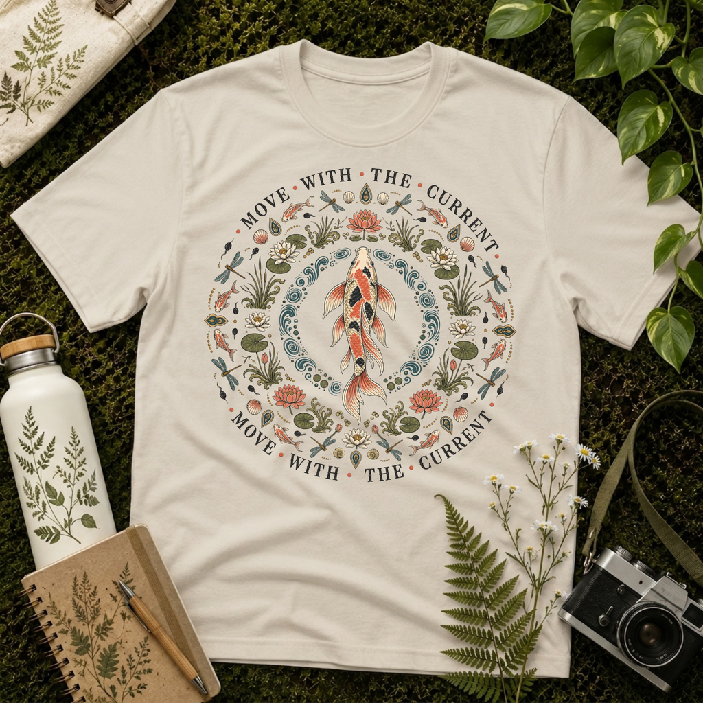 Koi Move Mandala Tee