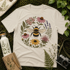 Bee Flower Circle Tee
