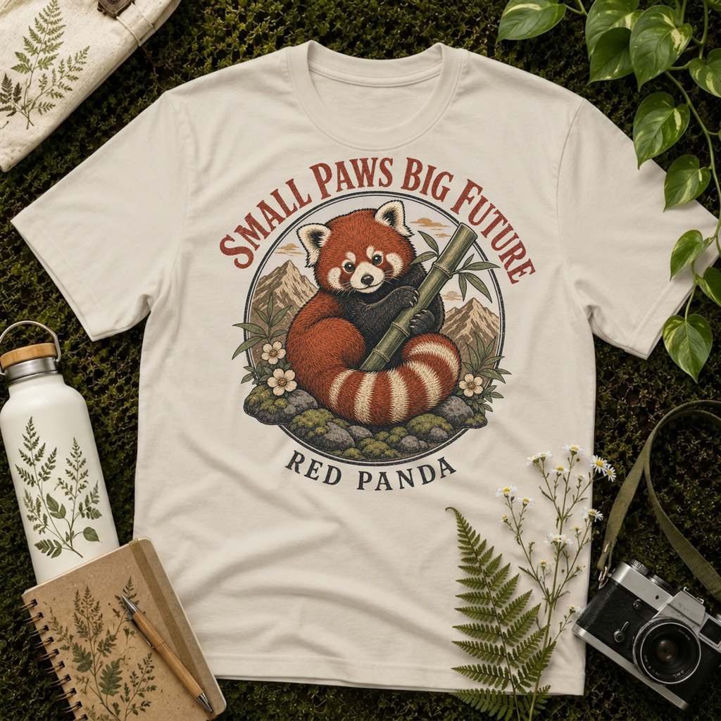 Small Paws Red Panda Tee