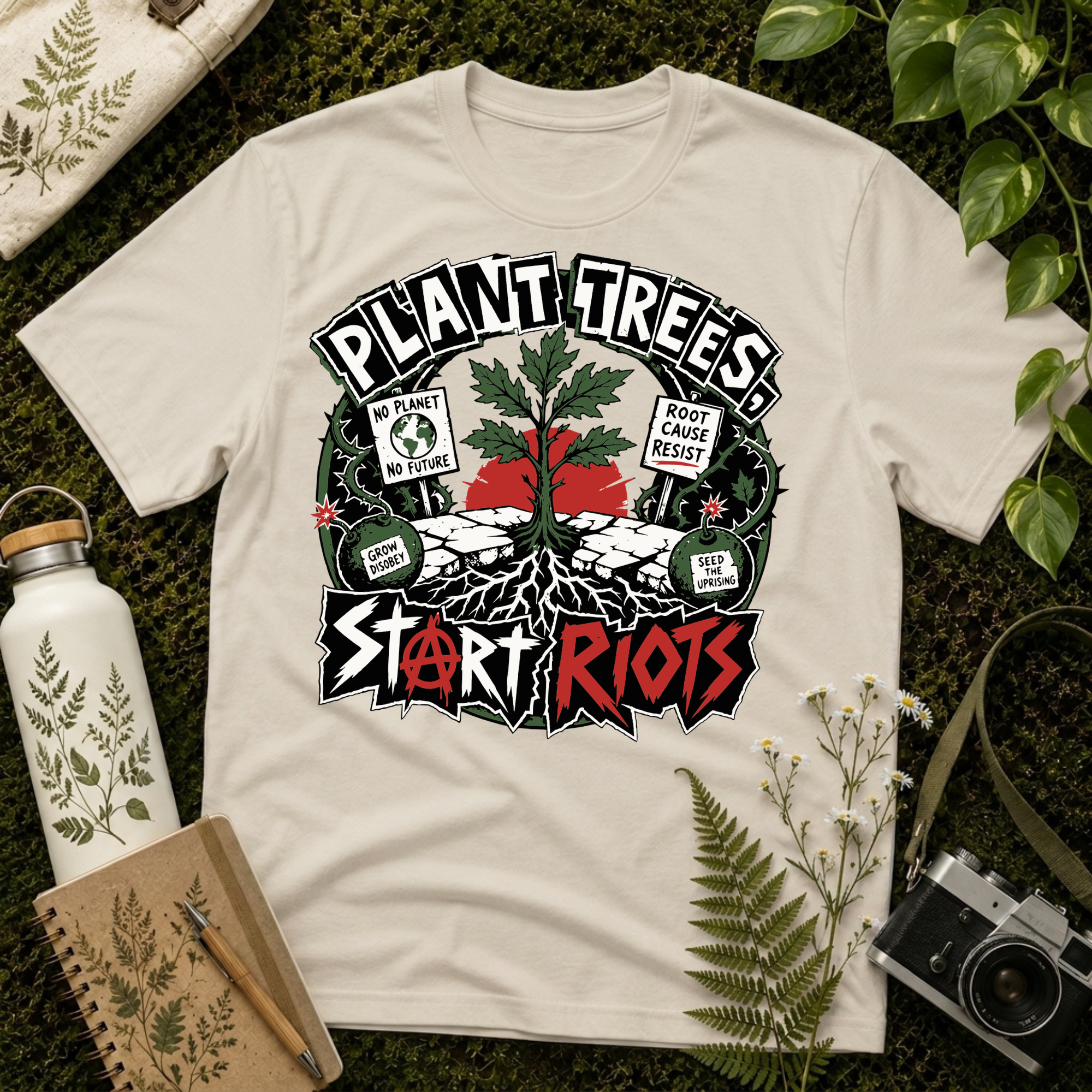 Plant Trees Start Riots Ransom Tee