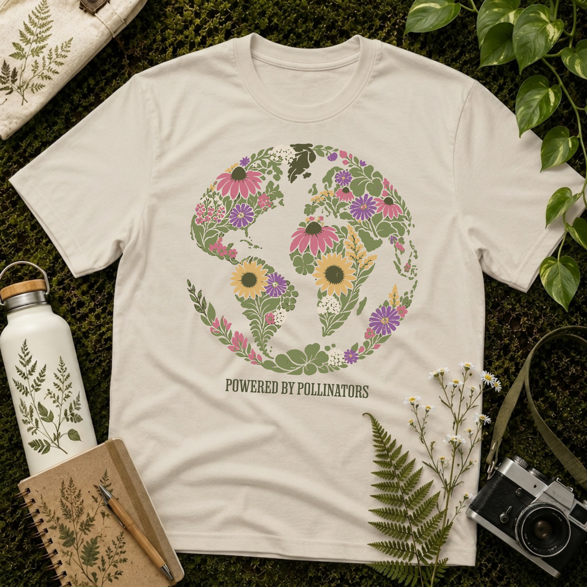Powered By Pollinators Tee