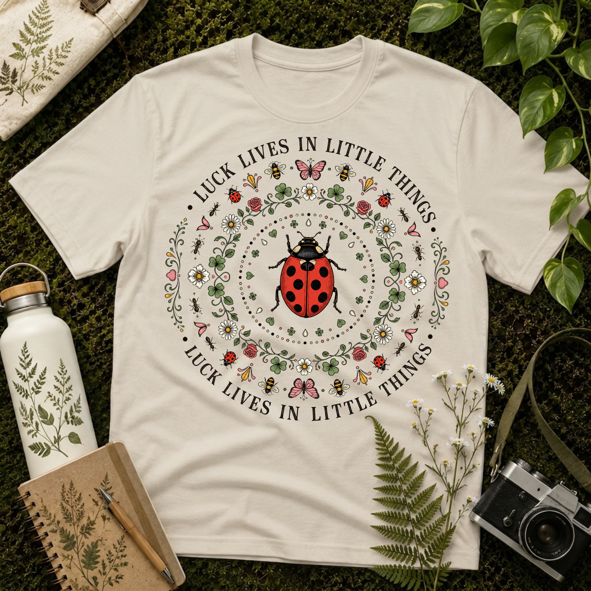 Luck Lives in Little Things Tee
