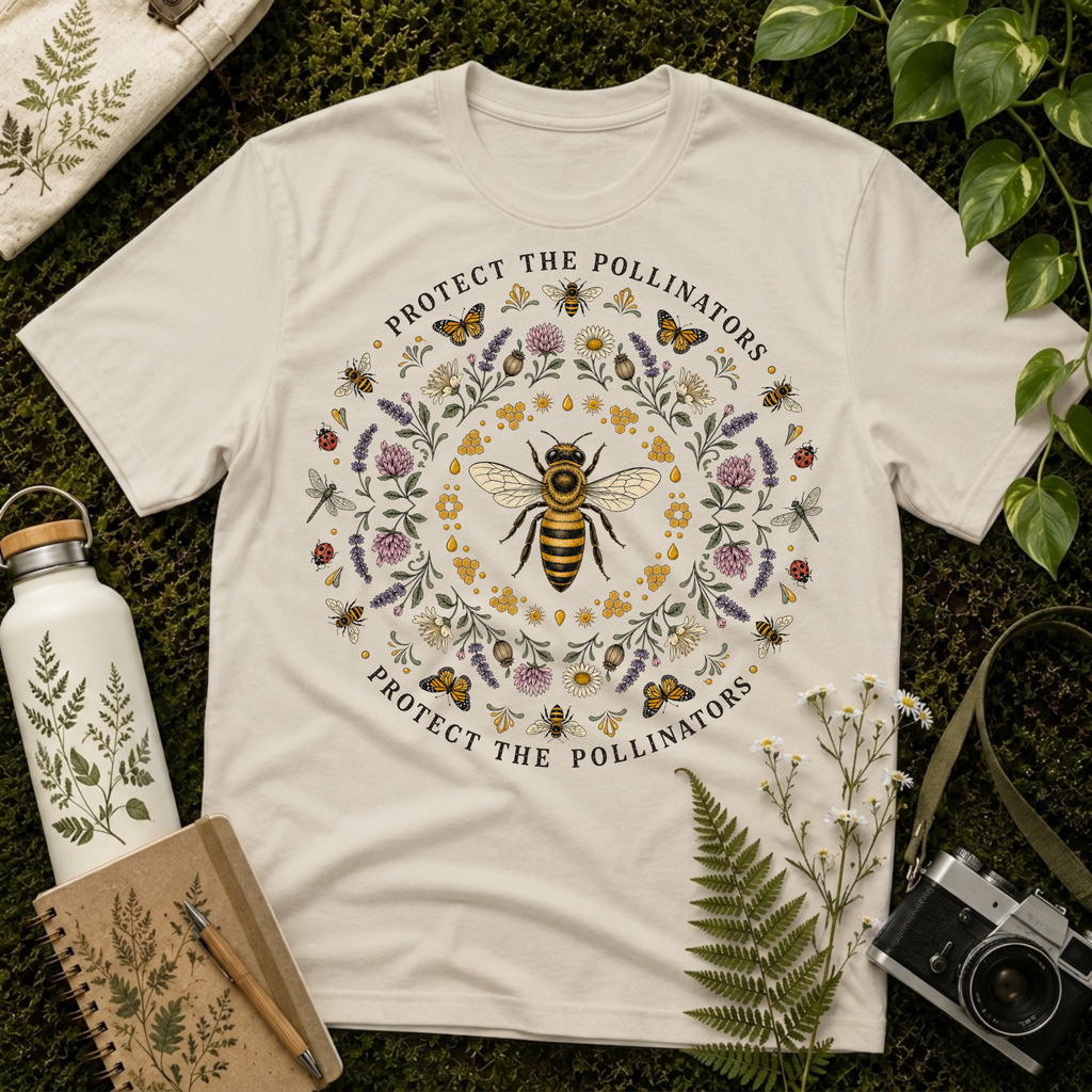 Pollinator Mandala Tee