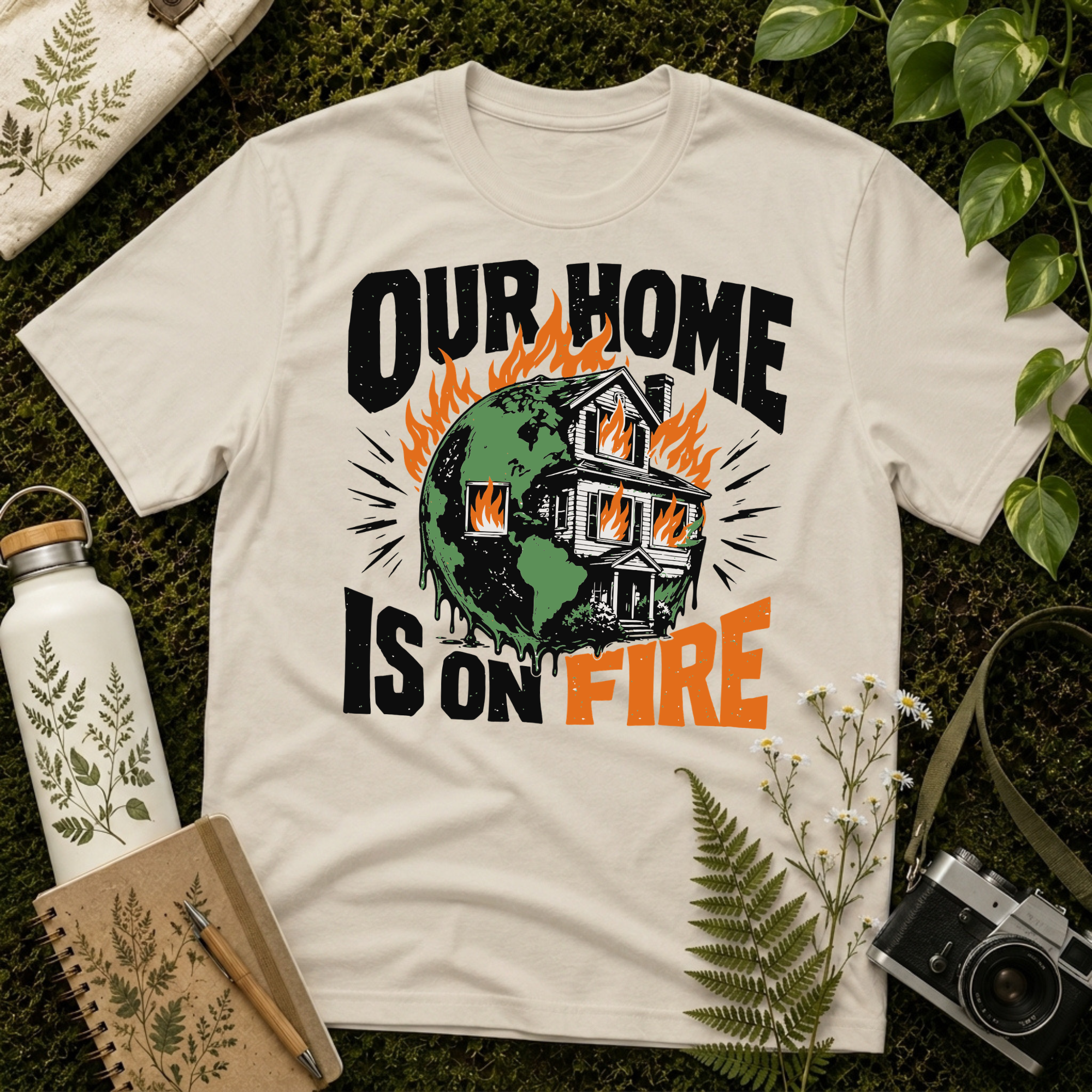 Our Home Is On Fire Tee