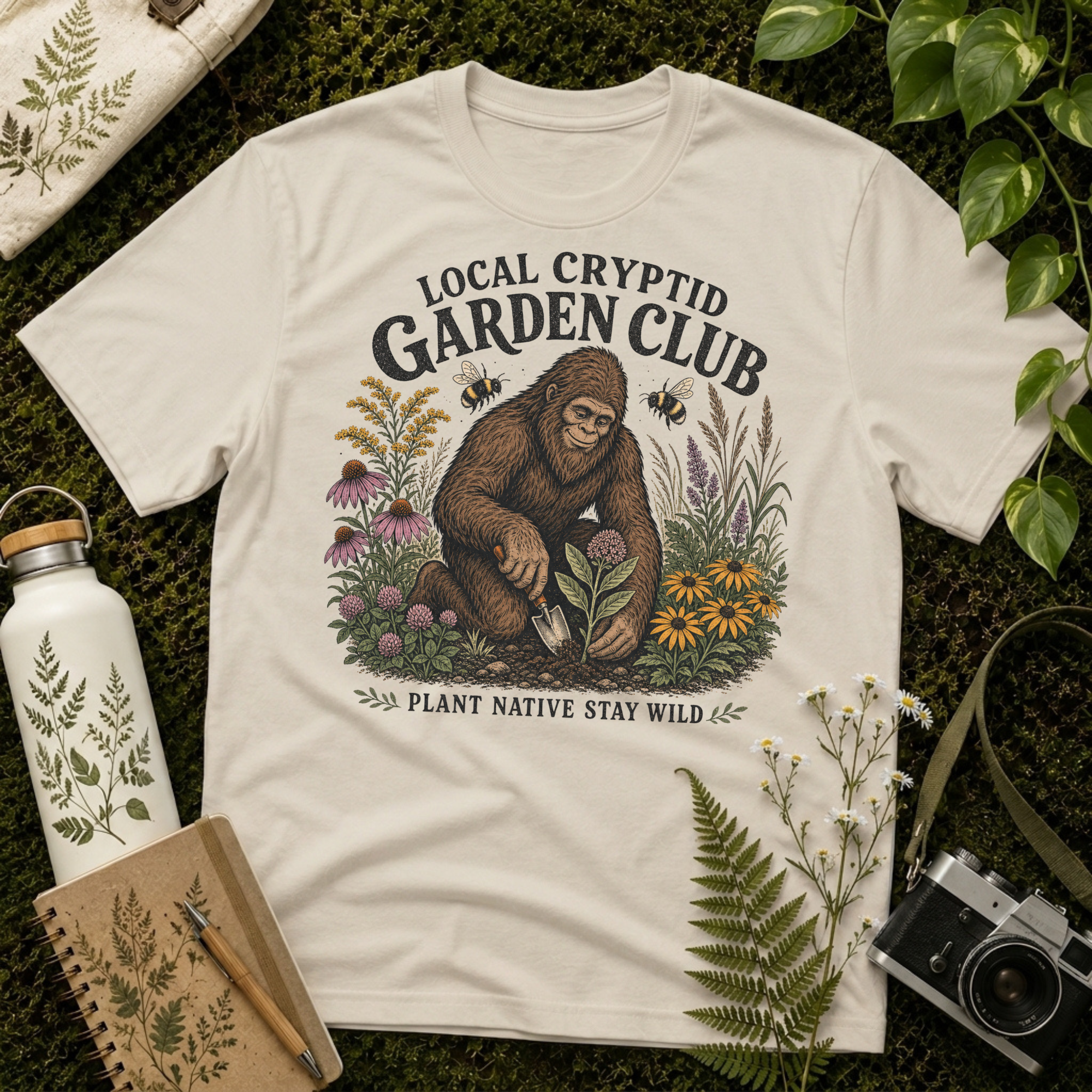 Local Cryptid Garden Club Tee