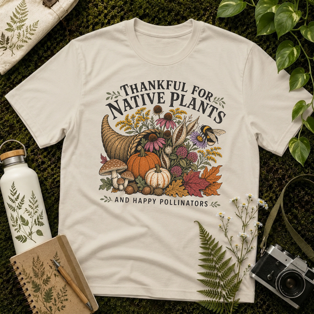 Thankful For Native Plants Tee