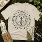 Grace Has Claws Praying Mantis Mandala Tee