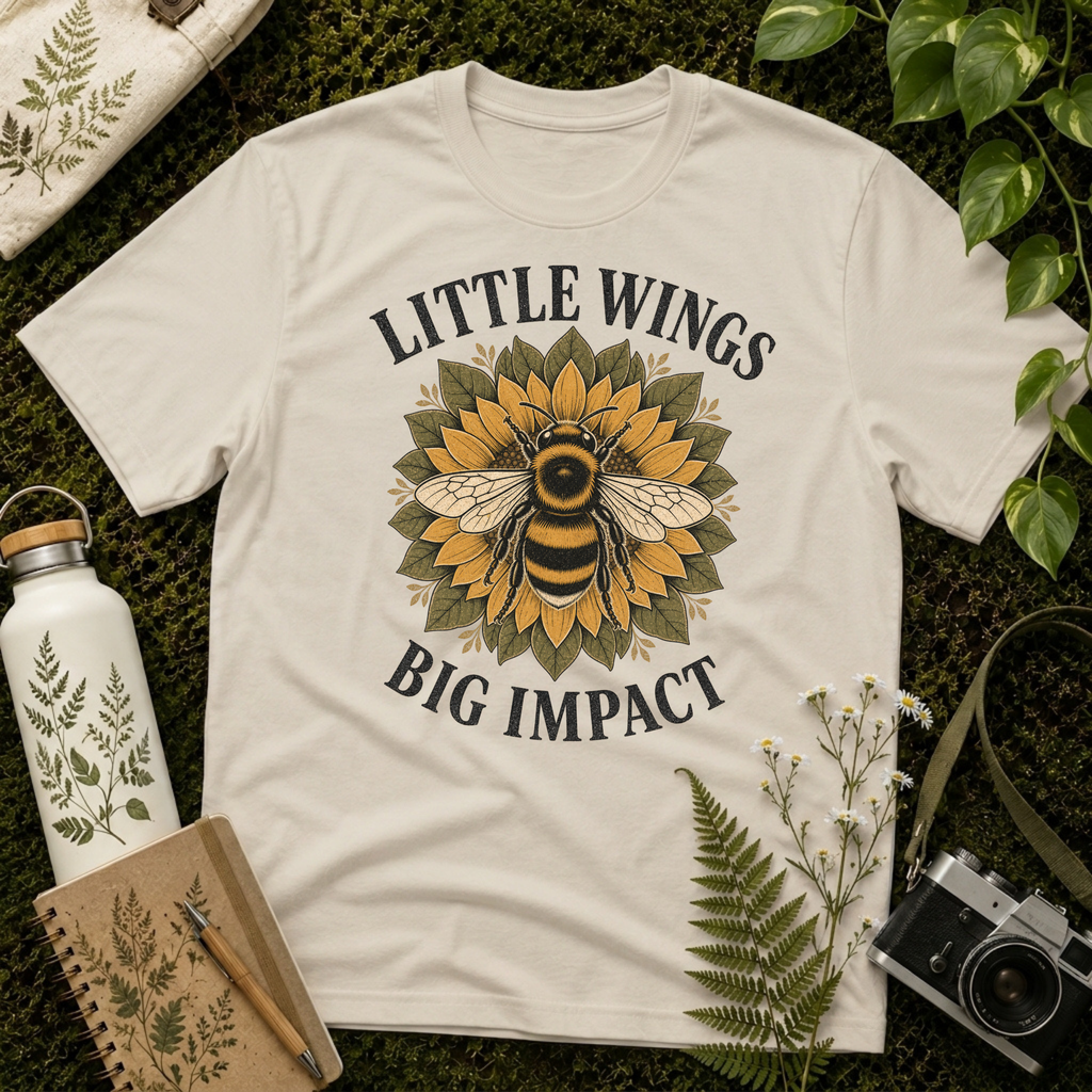 Little Wings Big Impact Sunflower Tee