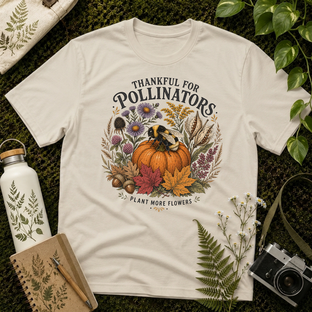Thankful For Pollinators Tee