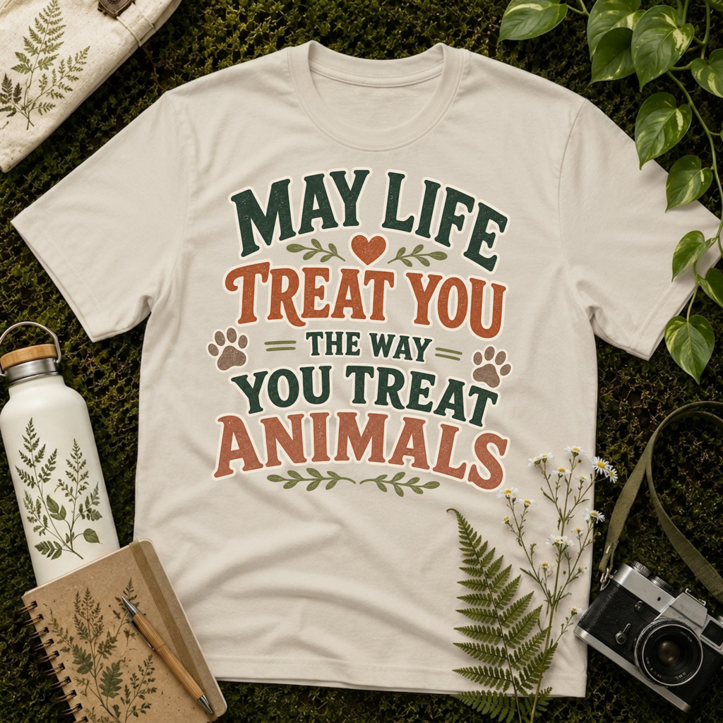 May Life Treat You The Way You Treat Animals Tee