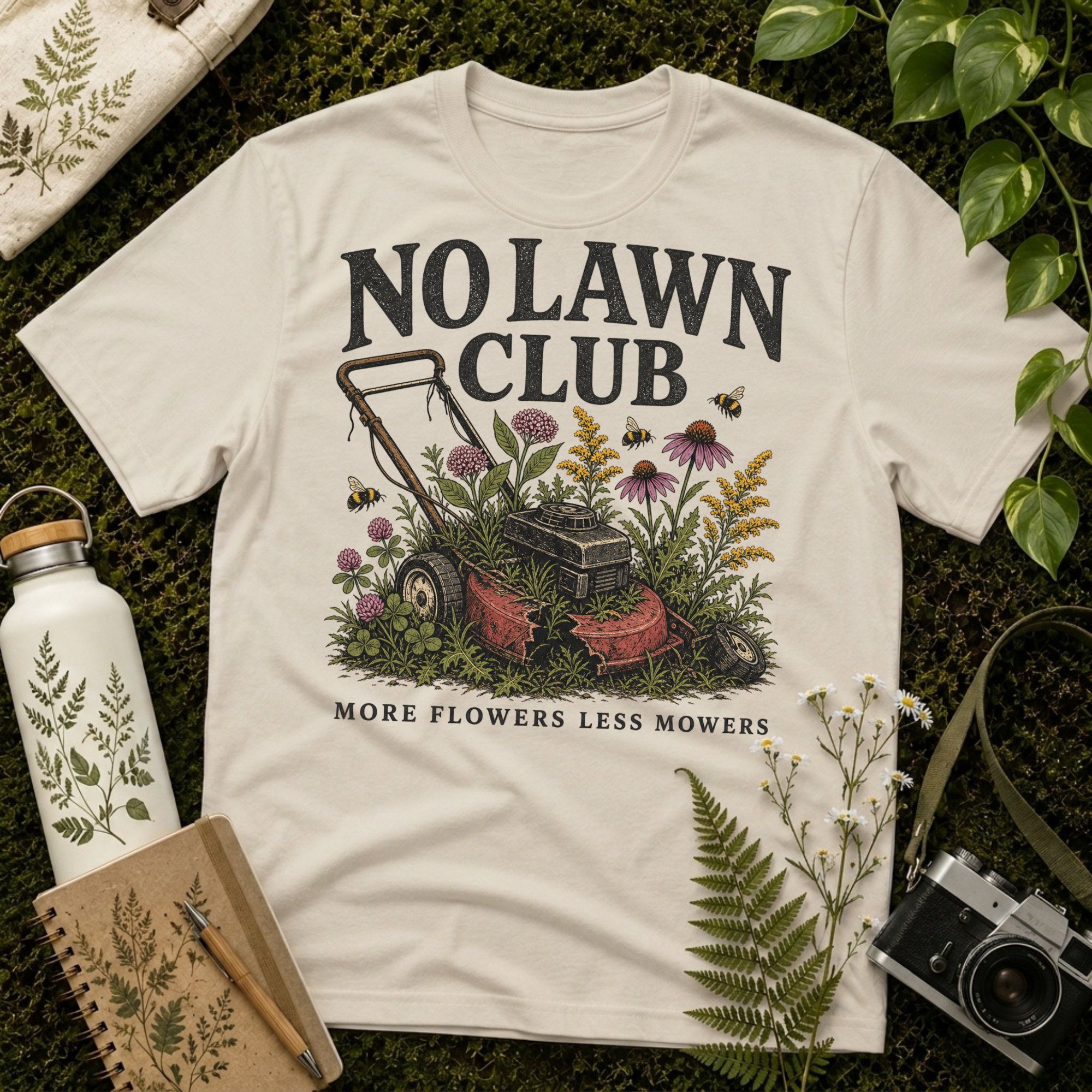 No Lawn Club Tee