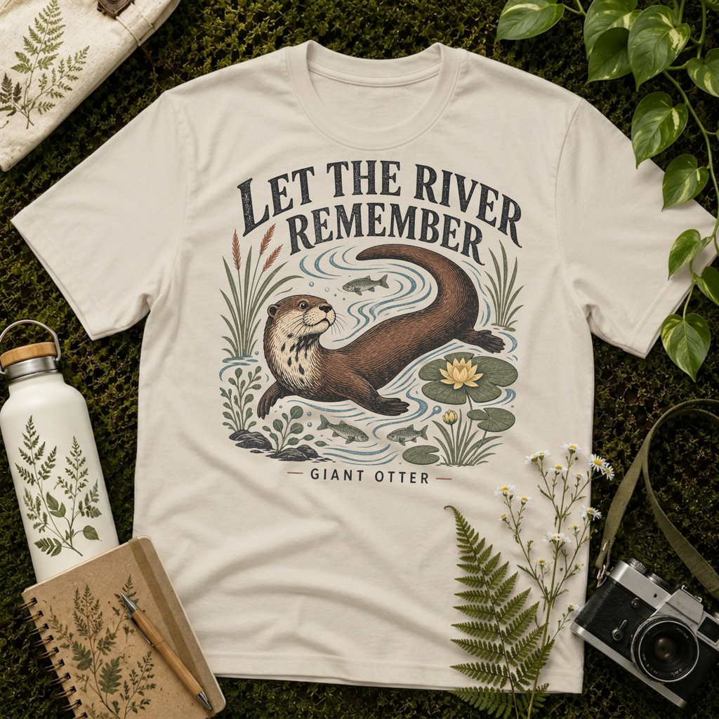 Giant Otter Let The River Tee