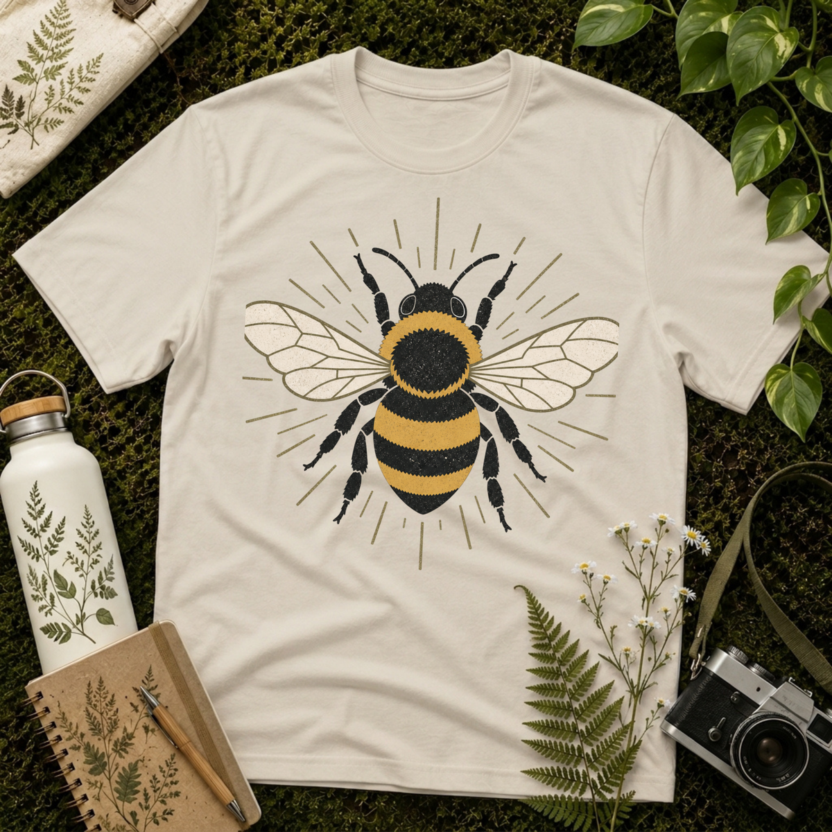 Bee and Lines Tee