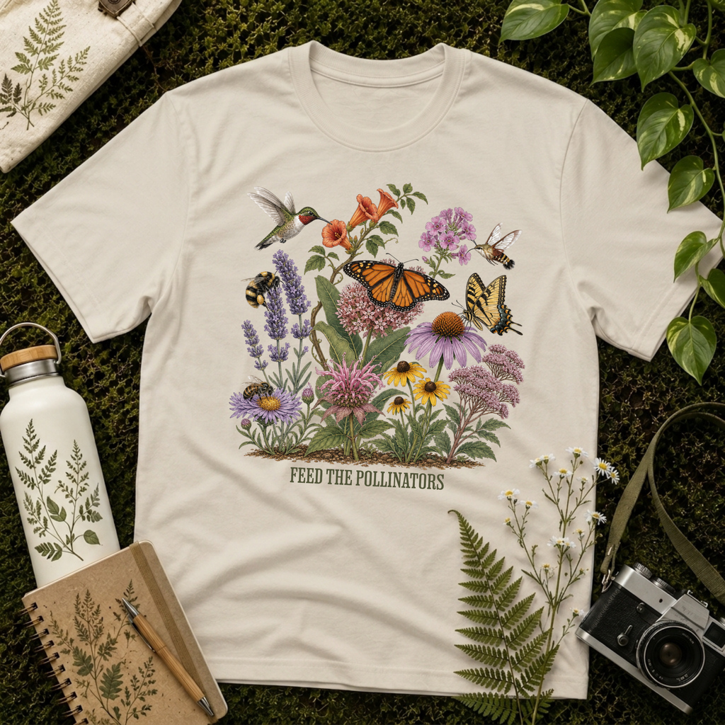 Feed The Pollinators 5 Tee