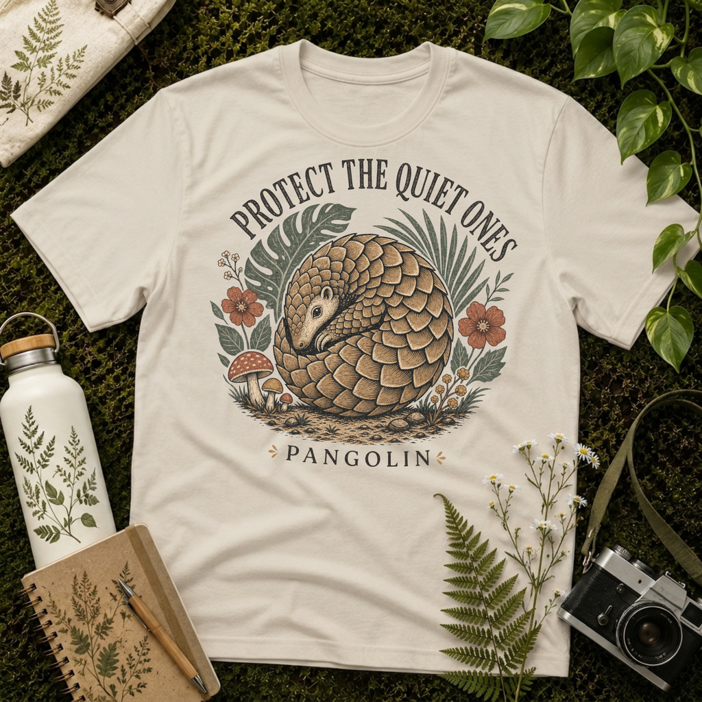 Pangolin Protect The Quiet Ones Tee