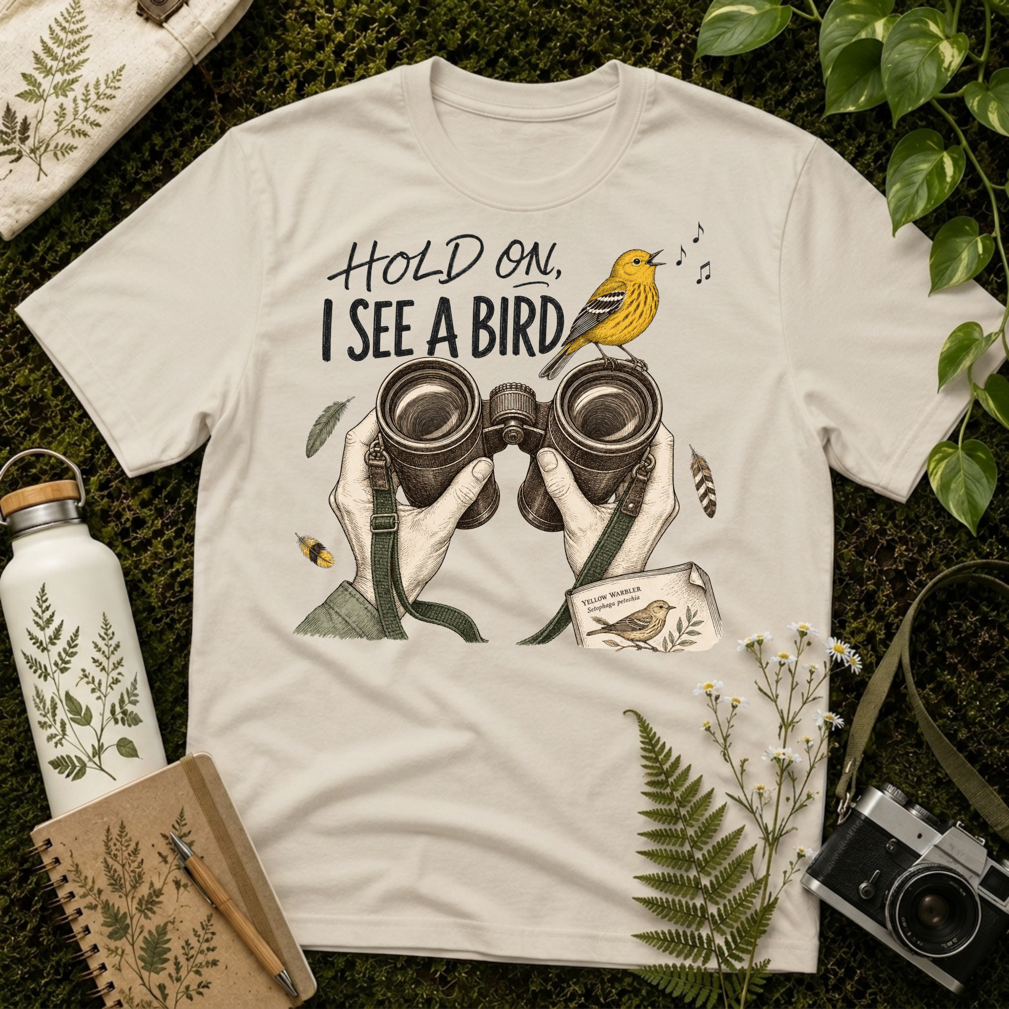 Hold On I See A Bird Tee