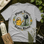 Plant Trees Start Riots Watering Can Tee