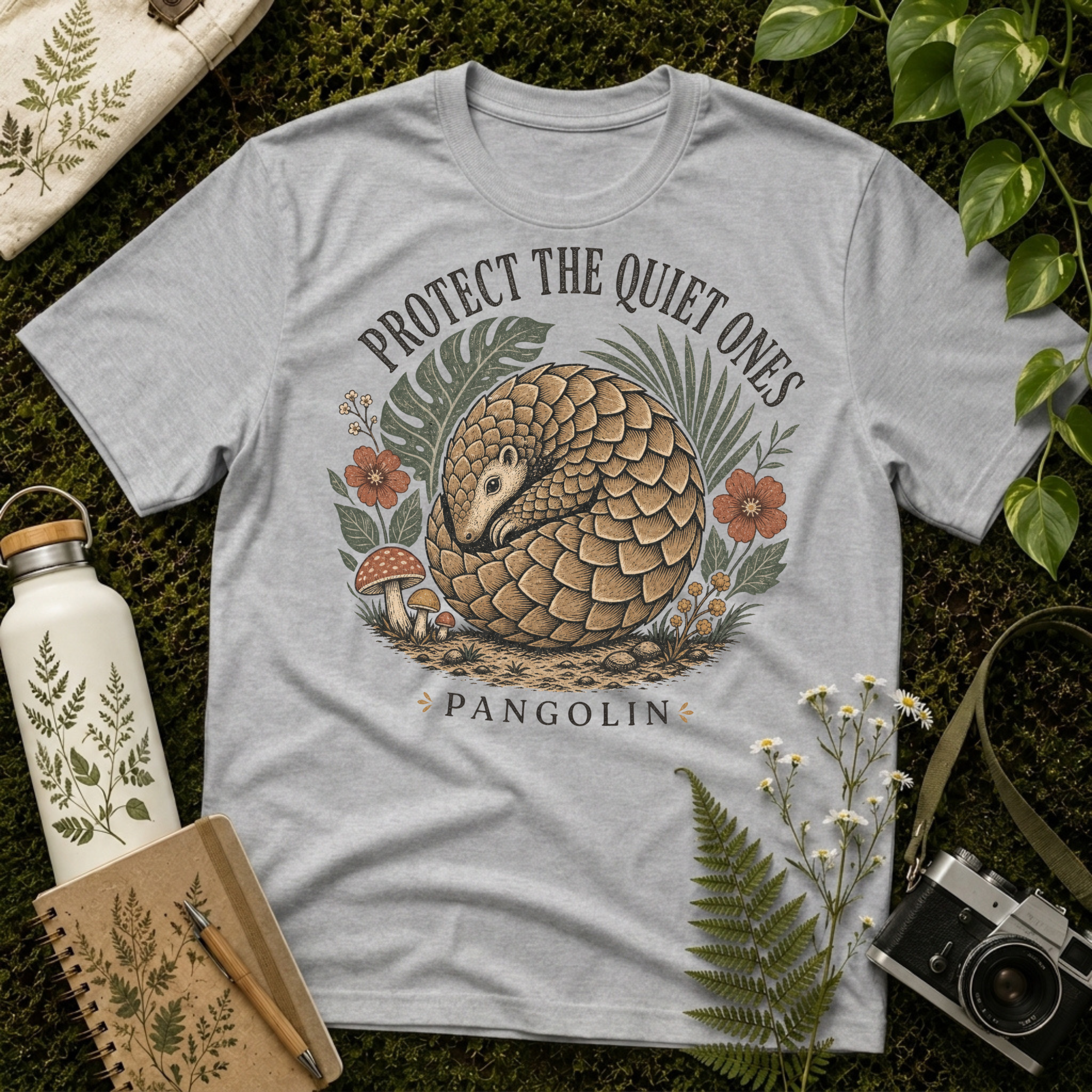 Pangolin Protect The Quiet Ones Tee