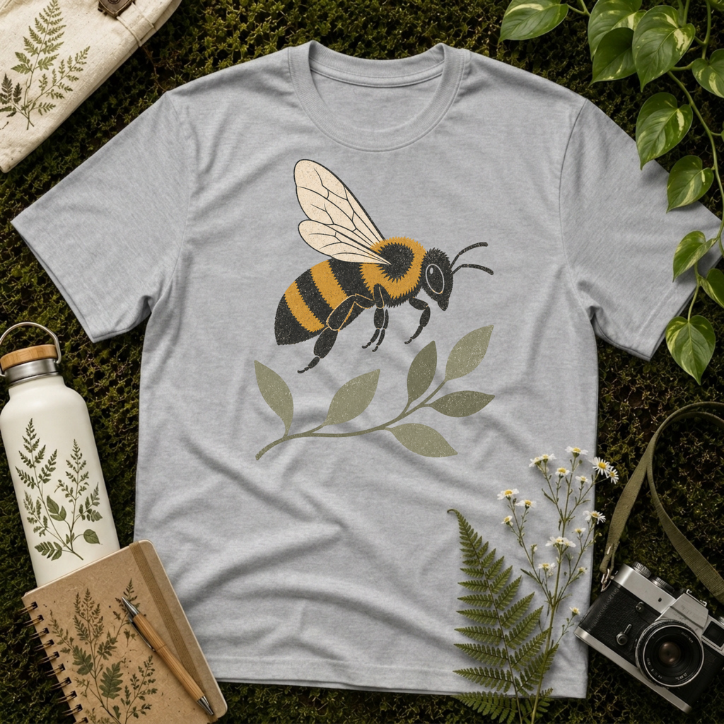 Bee and Leaves Tee