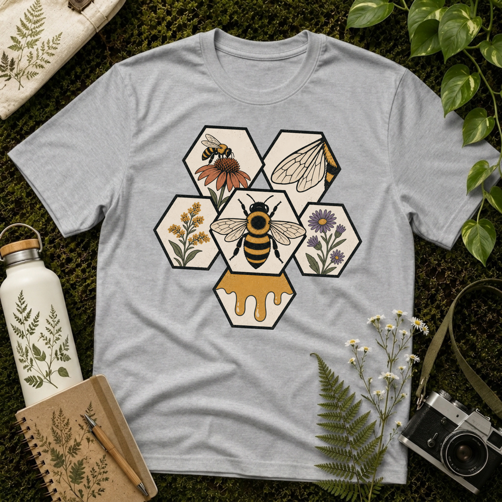 Bee Honeycombs Tee