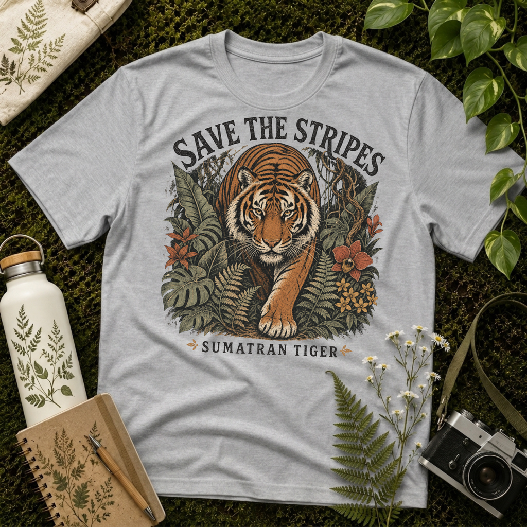 Sumatran Tiger Save The Stripes Tee