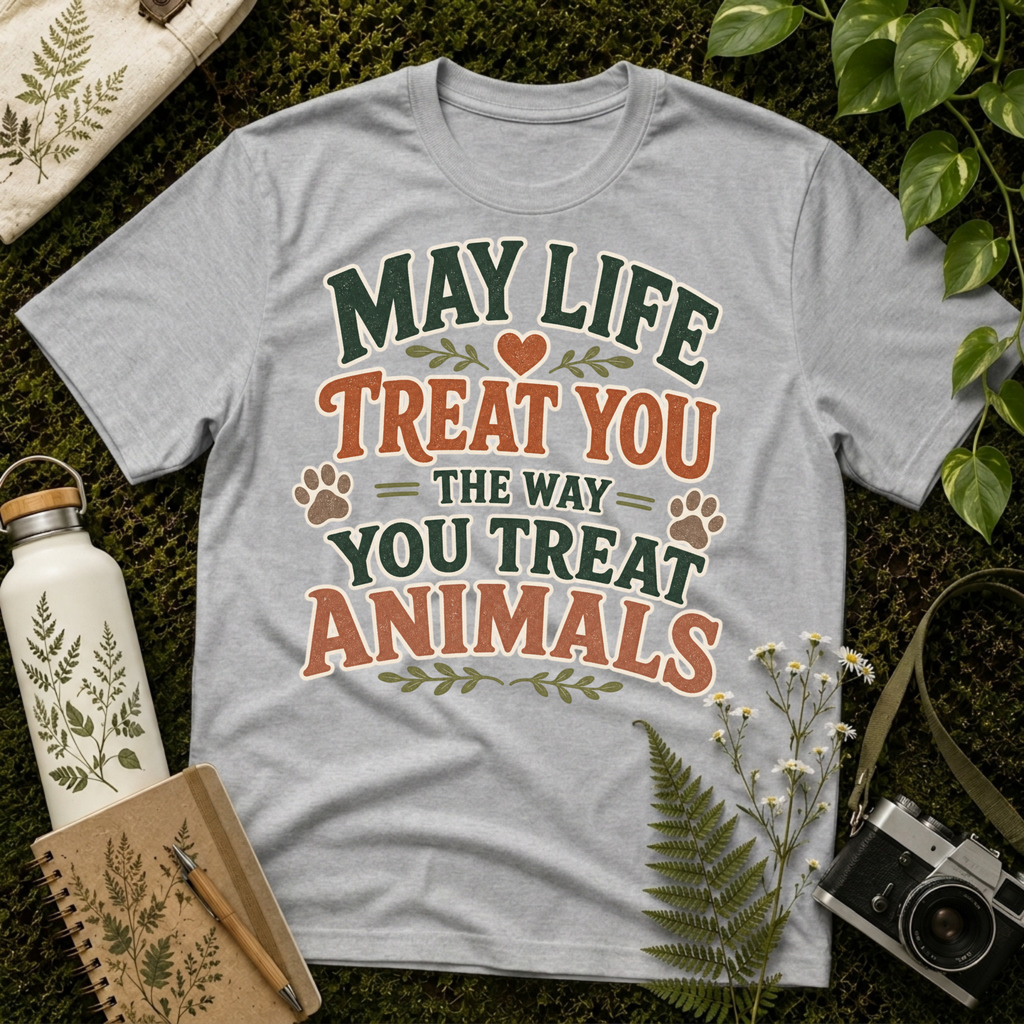 May Life Treat You The Way You Treat Animals Tee