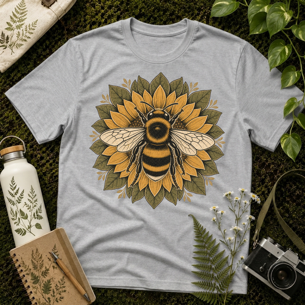 Bee Sunflower Tee