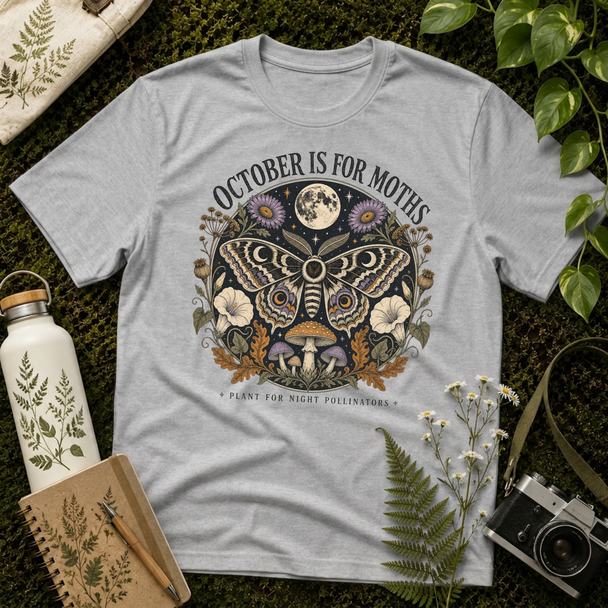 October Is For Moths Tee