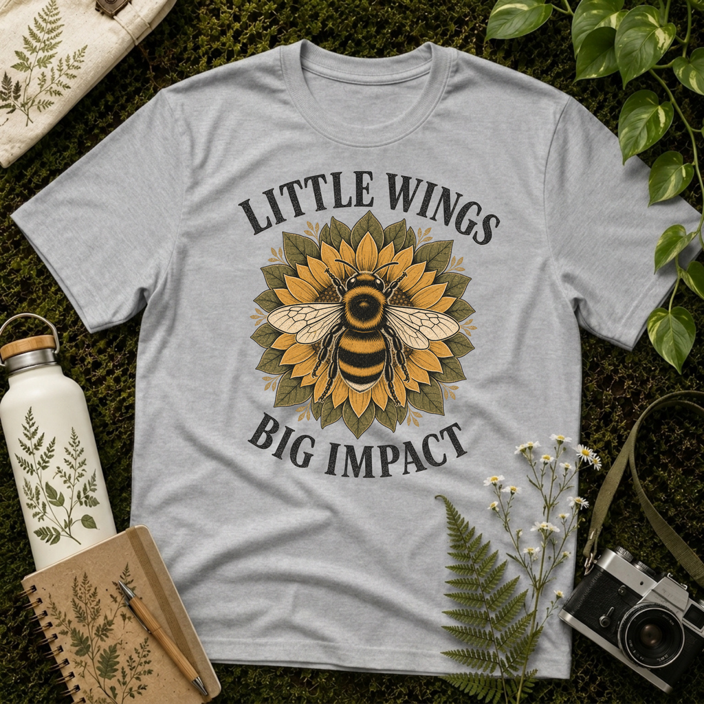 Little Wings Big Impact Sunflower Tee