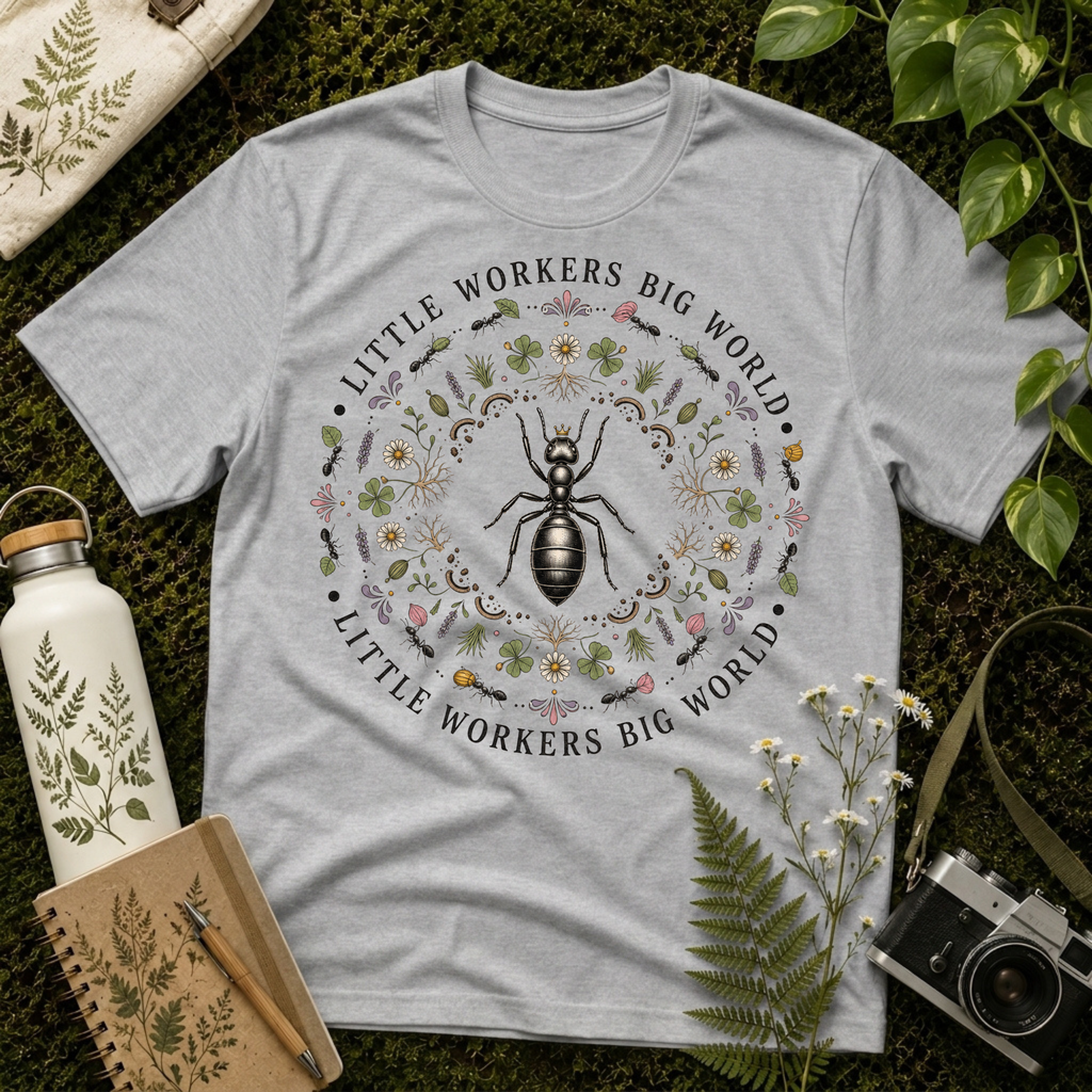 Little Workers Ant Mandala Tee