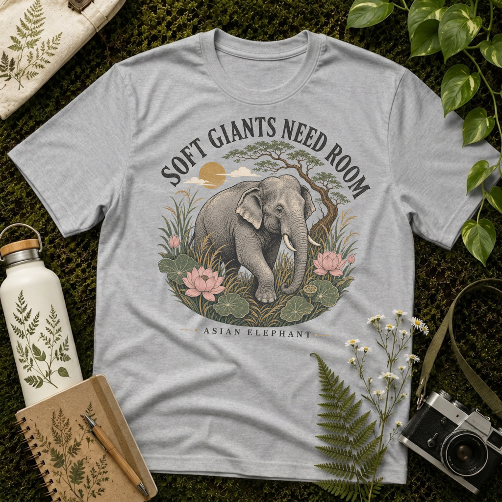Asian Elephant Soft Giants Tee