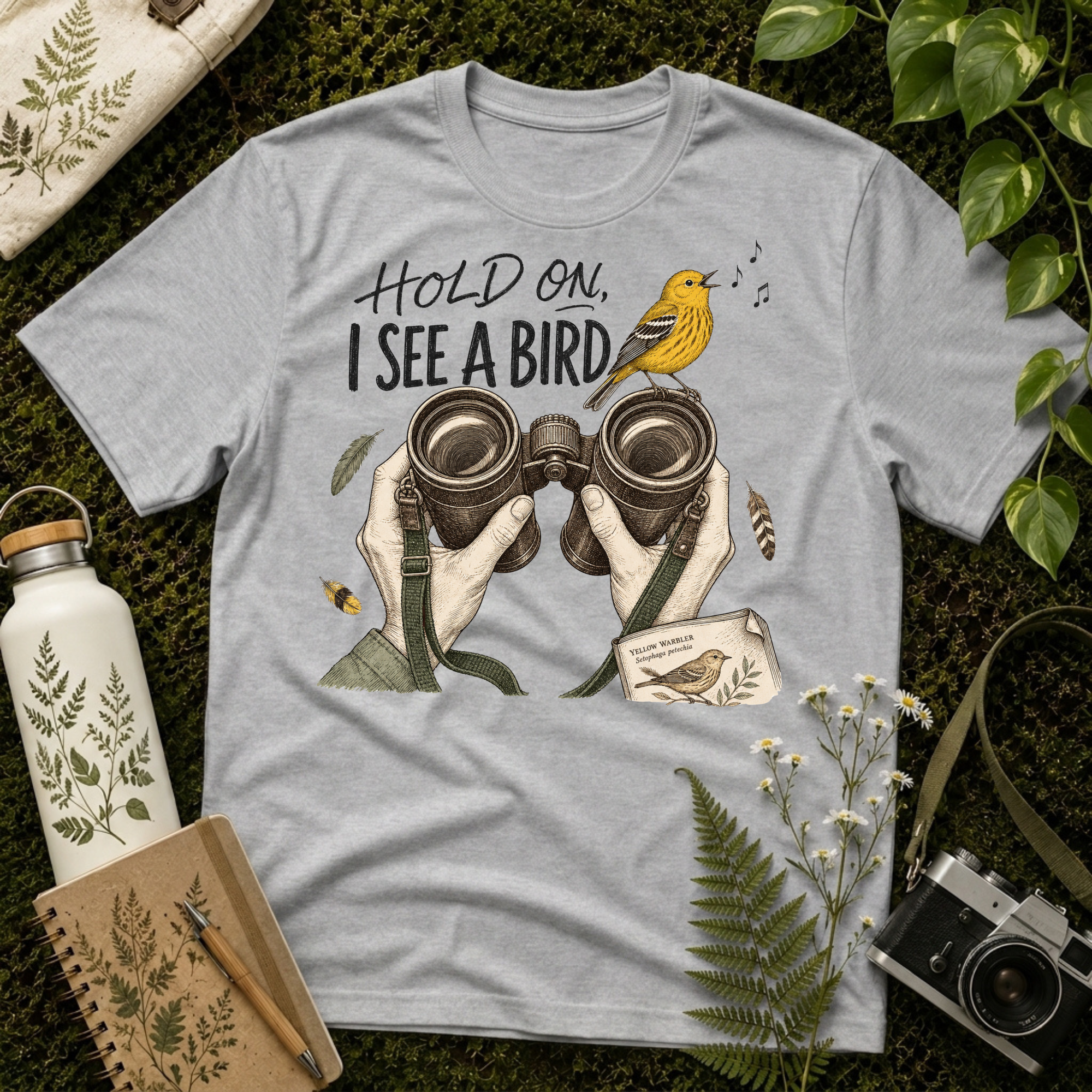 Hold On I See A Bird Tee