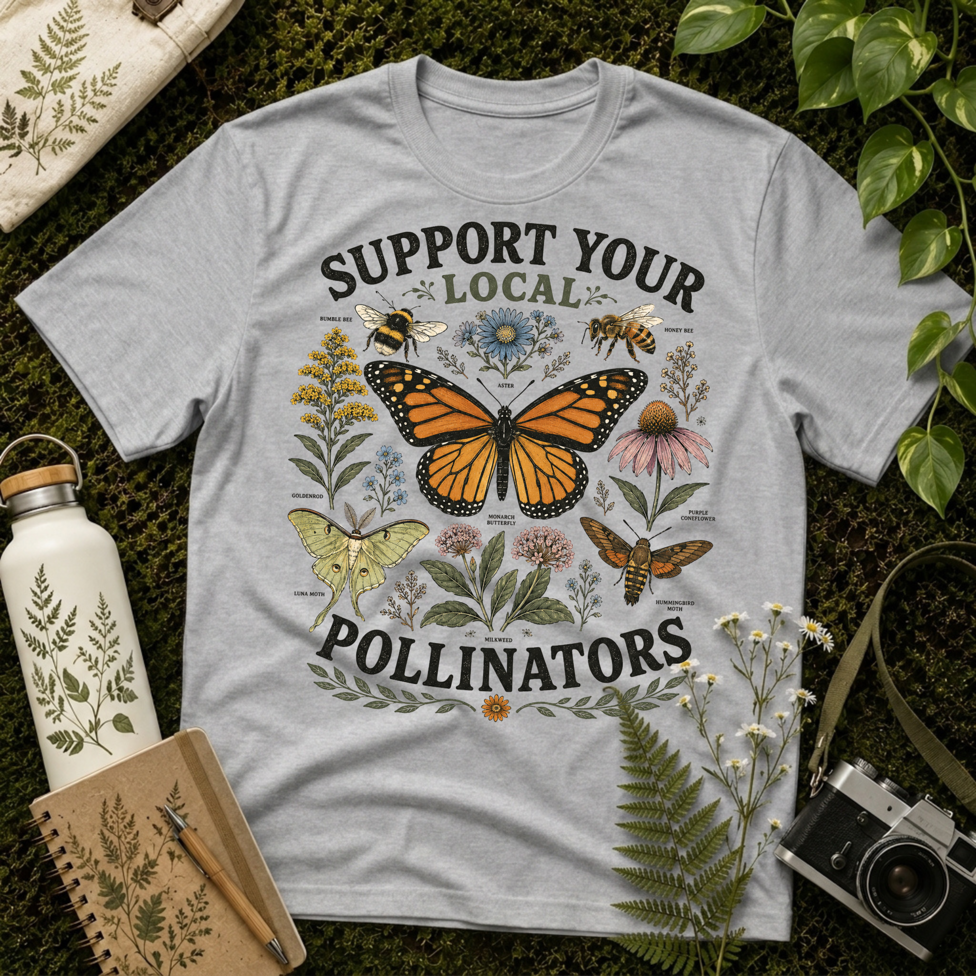 Support Your Local Pollinators Tee