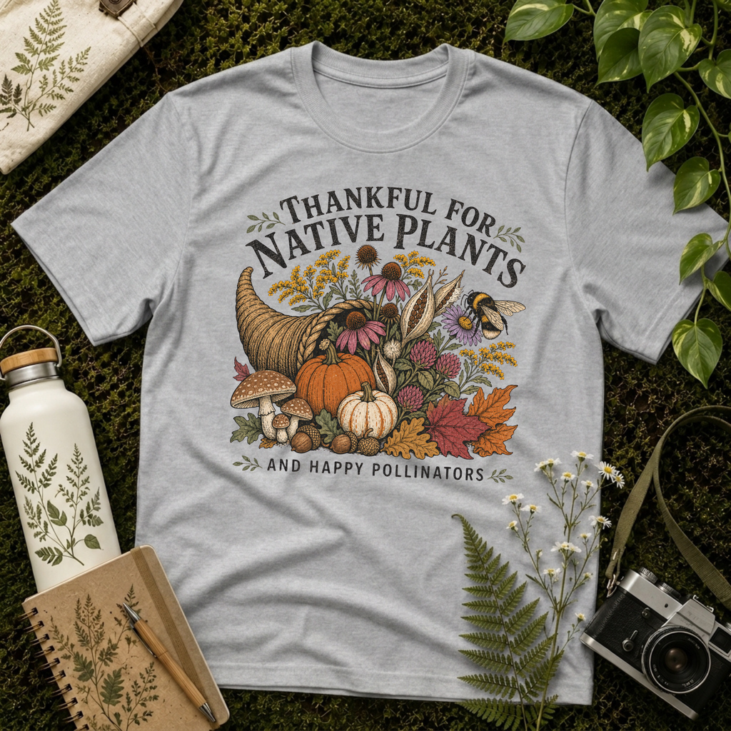 Thankful For Native Plants Tee
