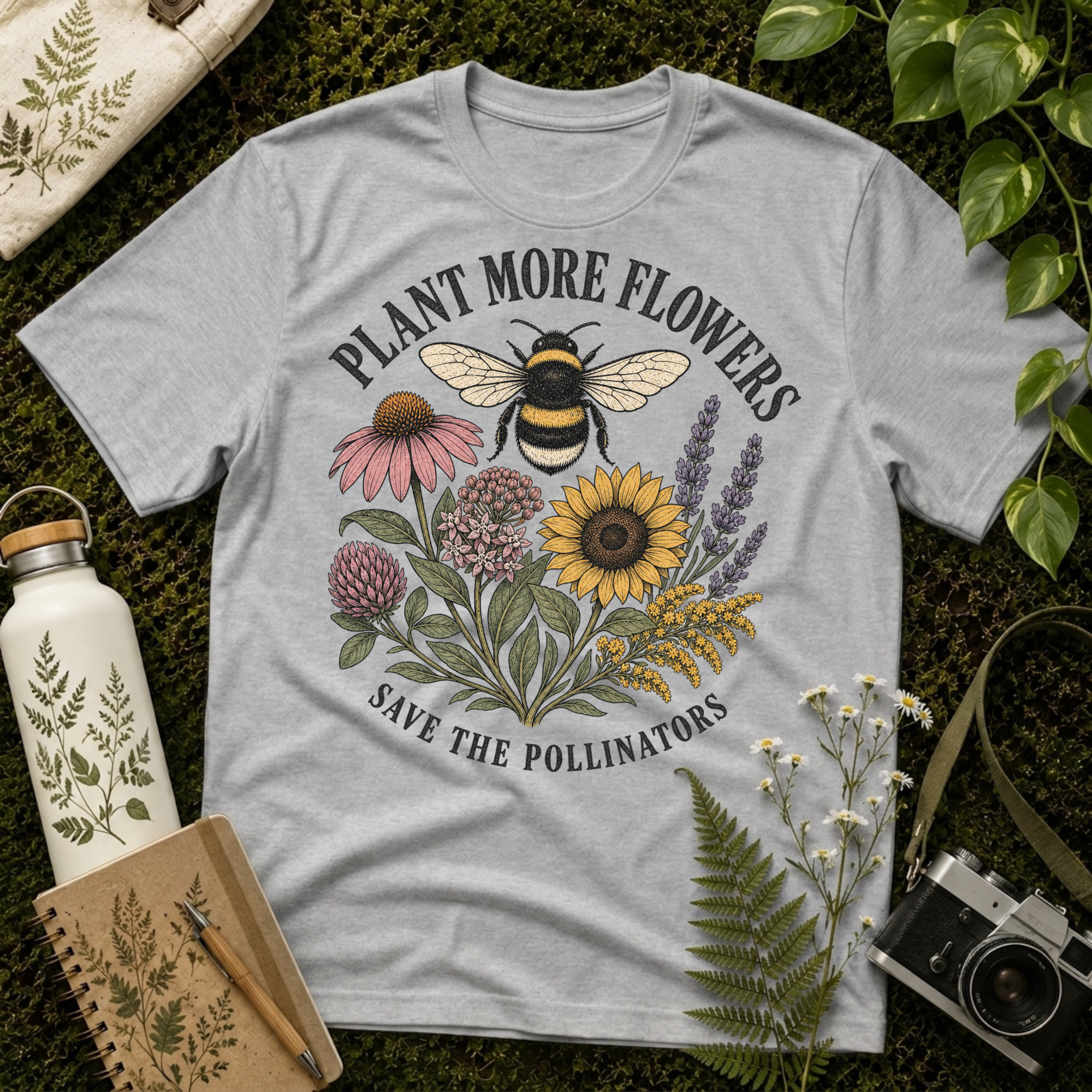 Plant More Flowers Tee